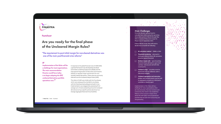 Are You Ready For The Final Phase Of The Uncleared Margin Rules? 
