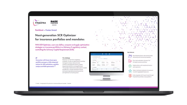 SCR Optimizer (Factsheet)