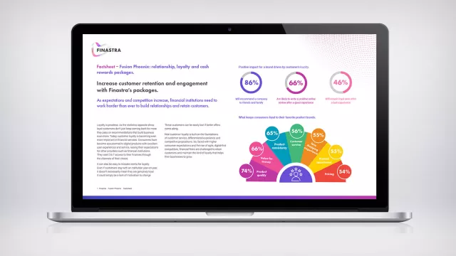 Image of laptop with factsheet