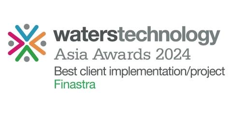 WatersTechnology Asia Awards 2024 Award
