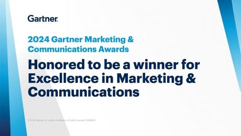 Cover image for "2024 Gartner Marketing and Communications Awards"