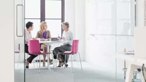 Women at table