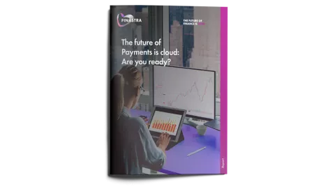 Cover of "The future of payments is cloud: Are you ready?" report