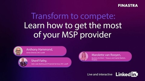 Cover slide image of "Transform to compete: Learn how to get the most out of your MSP provider" video