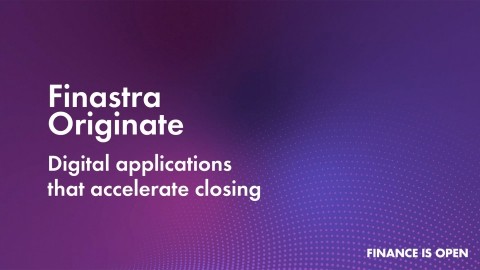 Cover image for Finastra Originate solution video