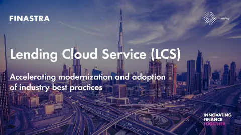 Cover image of "Finastra Lending Cloud Service" video