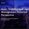 Image of laptop with cover slide of "Asset & Liability and Liquidity Management" white paper